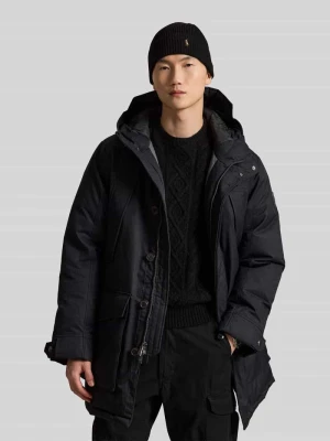 parka o kroju regular fit z mieszanki bawełny Polo Ralph Lauren Czarny