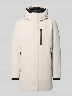 parka o kroju regular fit ze stójką model 'FLEX CROSS PARKA' Strellson Złamany biały