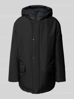 Parka o kroju relaxed fit z kapturem model ‘OSIASS1’ Boss Orange