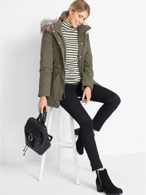 Parka ocieplana na podszewce bonprix