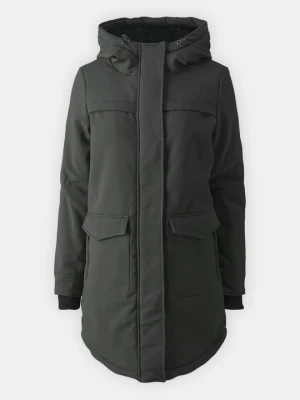 Parka Only ciemnozielony