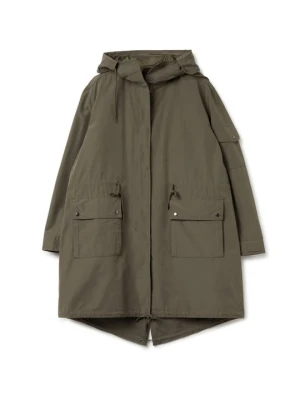 Parka Stefanel zielony