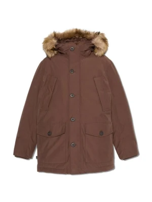 Parka Timberland ciemnobrązowy