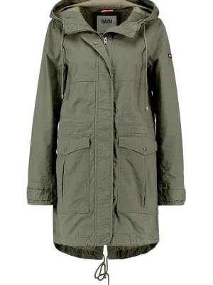 Parka Tommy Hilfiger oliwkowy