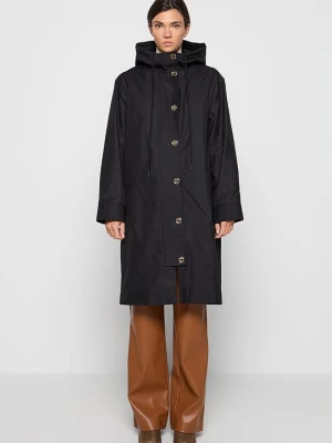 Parka TWINSET antracytowy melanż