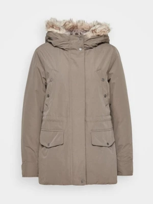 Parka Vero Moda brązowy