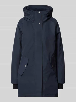 parka w kroju regular fit z kapturem model 'Alana' Didriksons Ciemnoniebieski