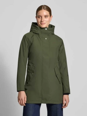 parka w kroju regular fit z kapturem model 'Alana' Didriksons Ciemnozielony