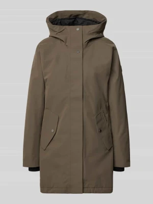 parka w kroju regular fit z kapturem model 'Alana' Didriksons Średniobrązowy
