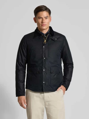Parka woskowana o kroju tailored fit z czystej bawełny model ‘REELIN’ Barbour