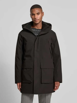 Parka z kapturem i kieszeniami z patką model ‘MOON’ Jack & Jones Premium