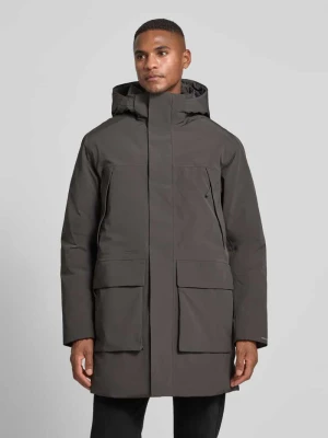 Parka z kapturem i kieszeniami z patką model ‘MOON’ Jack & Jones Premium
