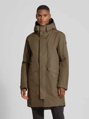 Parka z kapturem model ‘KENNY’ Didriksons Ciemnobrązowy