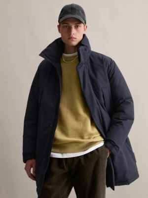Parka z kapturem regular Marc O'Polo modrá