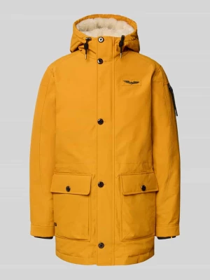 parka z mieszanki bawełny model 'AVIATION' PME Legend Żółty
