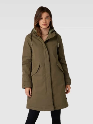 Parka z patkami na rękawach camel active