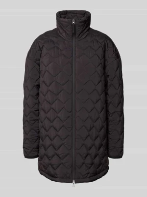 Parka z pikowaniem i stójką model 'NIMA' Didriksons Czarny