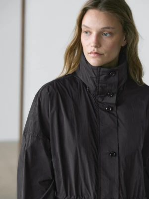 Parka Z Tkaniny Technicznej - Ciemnoniebieski - - Massimo Dutti - Kobieta