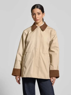 Parka z wykładanym kołnierzem i wpuszczanymi kieszeniami model ‘ANCA’ YAS