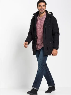 Parka zimowa z podszewką z baranka w kapturze bonprix