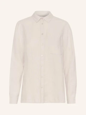 Part Two Bluzka Koszulowa Kivaspw Z Lnu beige