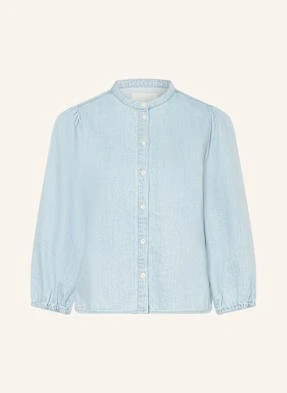 Part Two Bluzka Nicolepw W Stylu Jeansowym blau