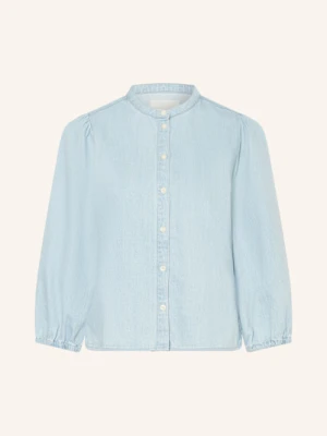 Part Two Bluzka Nicolepw W Stylu Jeansowym blau