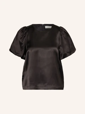 Part Two Bluzka Uriapw Z Satyny schwarz