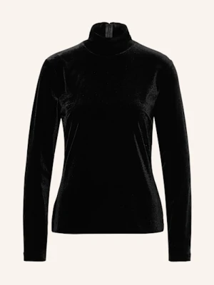 Part Two Koszulka Z Długim Rękawem Z Aksamitu schwarz