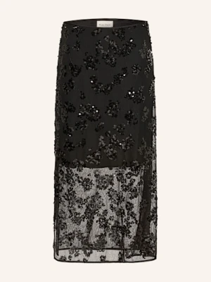 Part Two Spódnica Vivikapw Z Cekinami schwarz