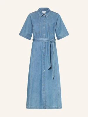 Part Two Sukienka Jeansowa Amapw blau