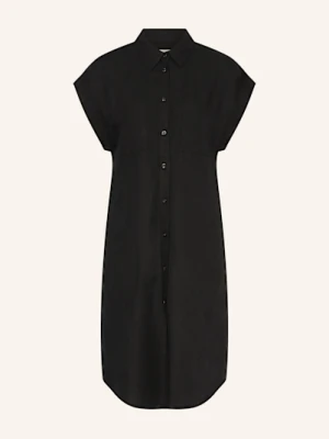 Part Two Sukienka Koszulowa Ellenapw Z Lnem schwarz