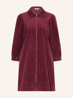 Part Two Sukienka Koszulowa Eyvorpw Ze Sztruksu rot