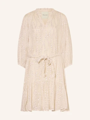 Part Two Sukienka Tannie Z Błyszczącą Przędzą I Rękawem 3/4 beige