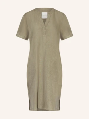 Part Two Sukienka Z Lnu gruen