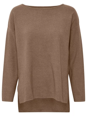 PART TWO Sweter "Klarra" w kolorze brązowym rozmiar: L