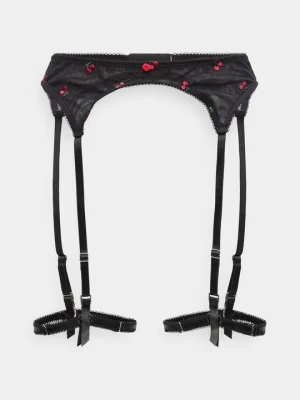Pas do pończoch i Podwiązki Hunkemöller czarny