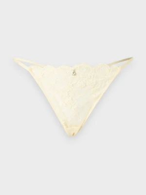 Pas do pończoch i Podwiązki Hunkemöller jasnożółty