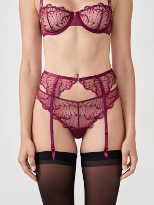 Pas do pończoch z haftem Etam