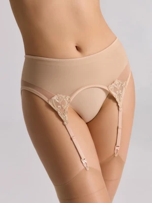 Zdjęcie produktu Pas do pończoch z haftem i kryształkiem - Michelle POUPEE SKIN