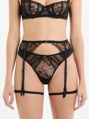 Pas do pończoch z koronki Etam