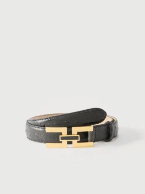 Pas Elisabetta Franchi czarny