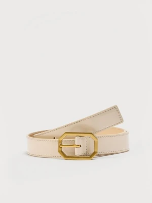 Pas Emporio Armani beżowy