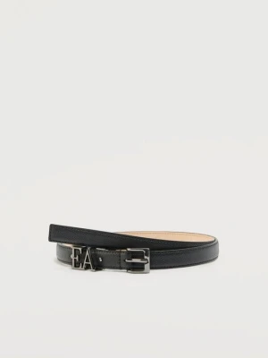 Pas Emporio Armani czarny