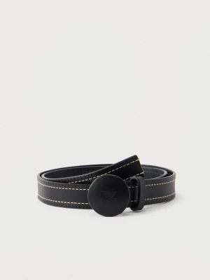Pas Emporio Armani czarny