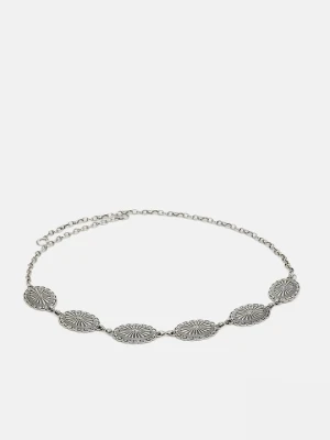 Pas Even&Odd By Zalando srebrny