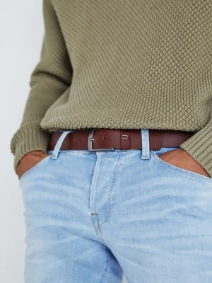 Pas Jack&Jones brązowy