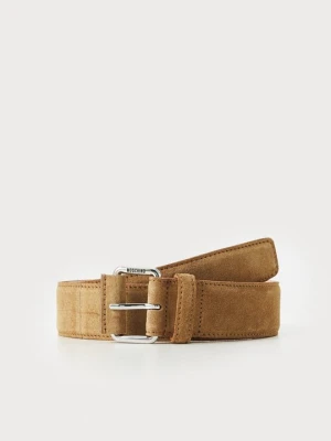 Pas MOSCHINO brązowy