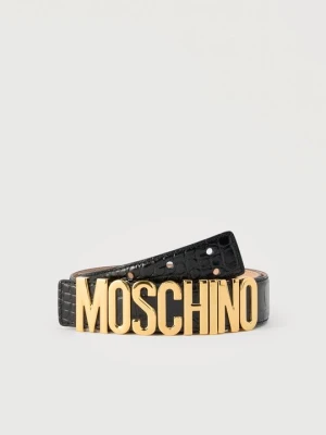 Pas MOSCHINO czarny