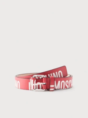 Pas MOSCHINO czerwony